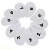 A1A2 10Pcs Wedges Iron Club Protective Headcover Putter Protector with Number Tag Golfs Iron Club Head Cover Golfs Supplies