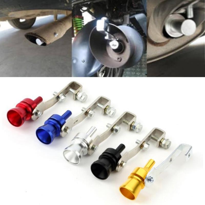 Universal Sound Simulator Blow Off-Valve Car Turbo Sound Whistle Vehicle Refit Device Exhaust Fake Pipe Aluminum Muffler