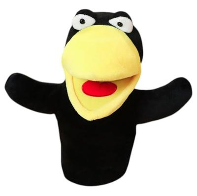 Ludus Felix Hand Puppet [Domestically Tested] Puppet Show Glove Puppet Ventriloquism Plush Toy (Crow)