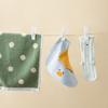 24PCS Plastic Drying Sheets Clips Windproof Multi-Purpose Seamless Clothespins Thicken Non-Slip Clothes Clips Travel