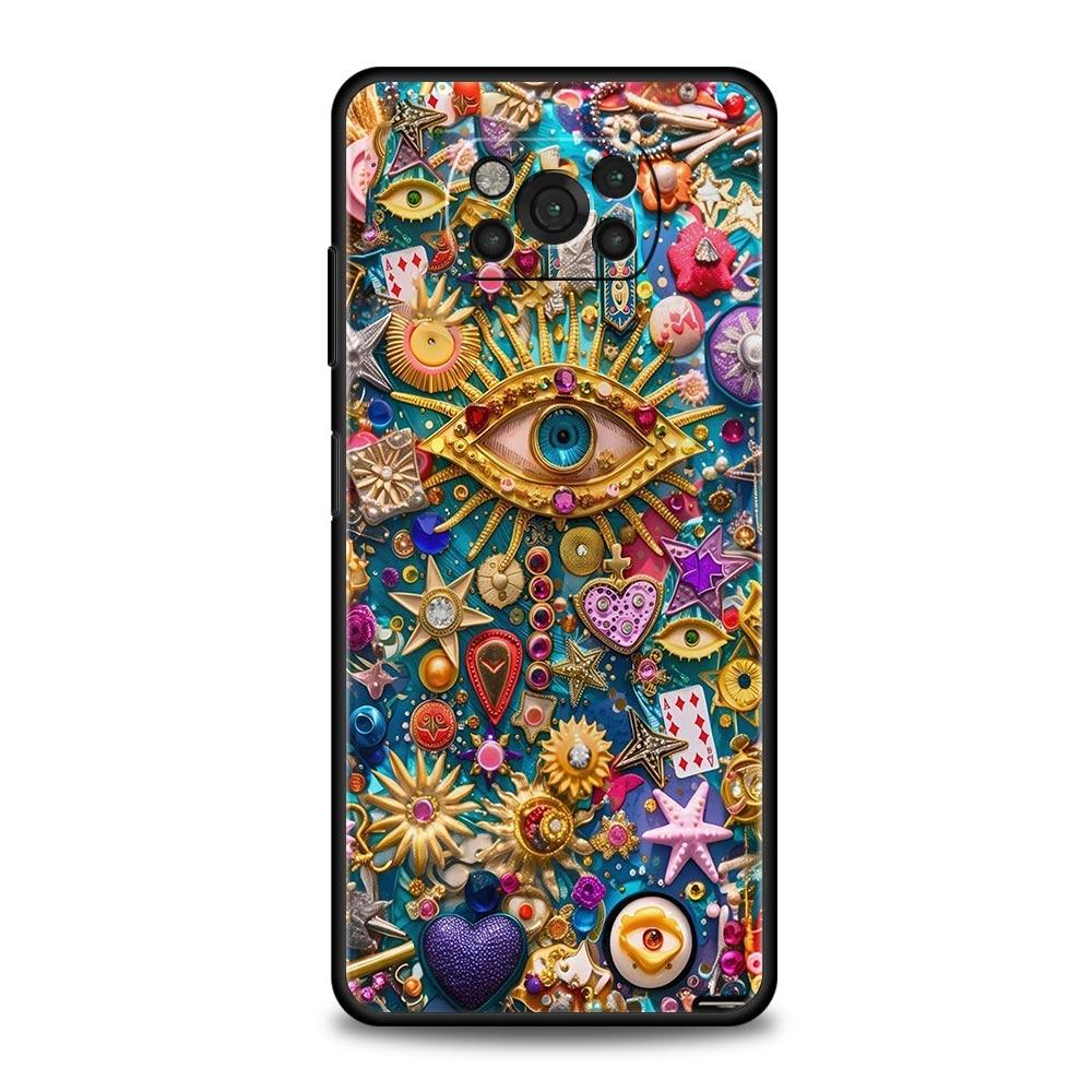Fashion Eyelashes Eyes Phone Case Cover for Xiaomi Poco F7 Ultra F6 F5 F4 F3 X6 X5 X4 X3 NFC C51 C55 M4 GT 5G Soft TPU Shell