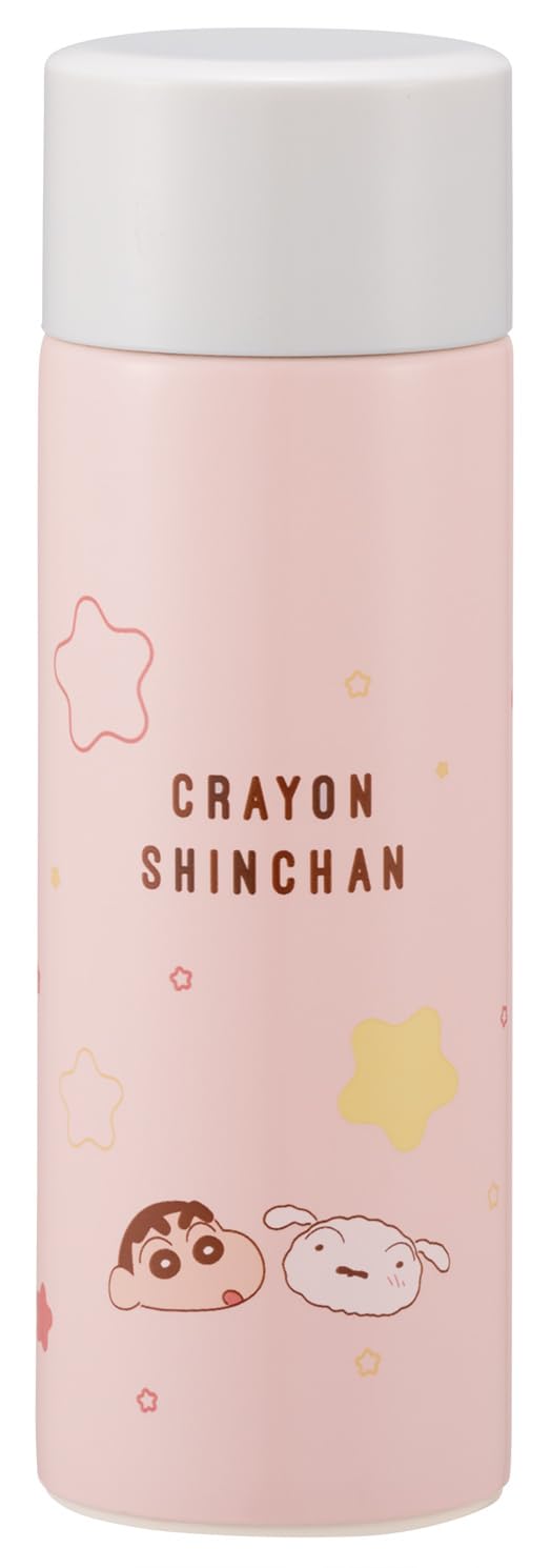 

Skater Mini Stainless Steel Water Small Vacuum Crayon Pastel Bottle, 120ml, Capacity, Insulated, Double-Layered Wall, Shin-chan Design, SMBC1B-A