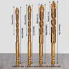 2/3/4/5Pcs Four-Edged Eccentric Drill Bit Serrated Skewed Head Concrete Drill Bit Set High Hardness
