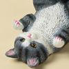 Miniature Cats Resins Statue Desk Organizers Phone Stand Creative Space Saving Decors Cute Functional Home Office Accessories