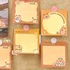 Kapibala Sticky Notes Capybara Can Tear Sticky Notes Paper Office Message Paper Creative Hand Account Foundation Material
