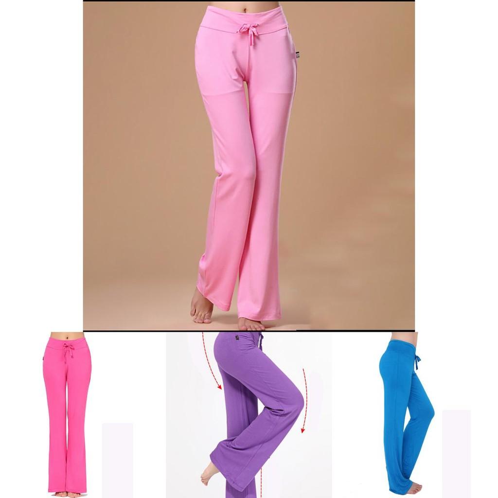 Pantaloni da Yoga in Cotone Spandex di Lusso da Donna per Palestra Atletica e Relax