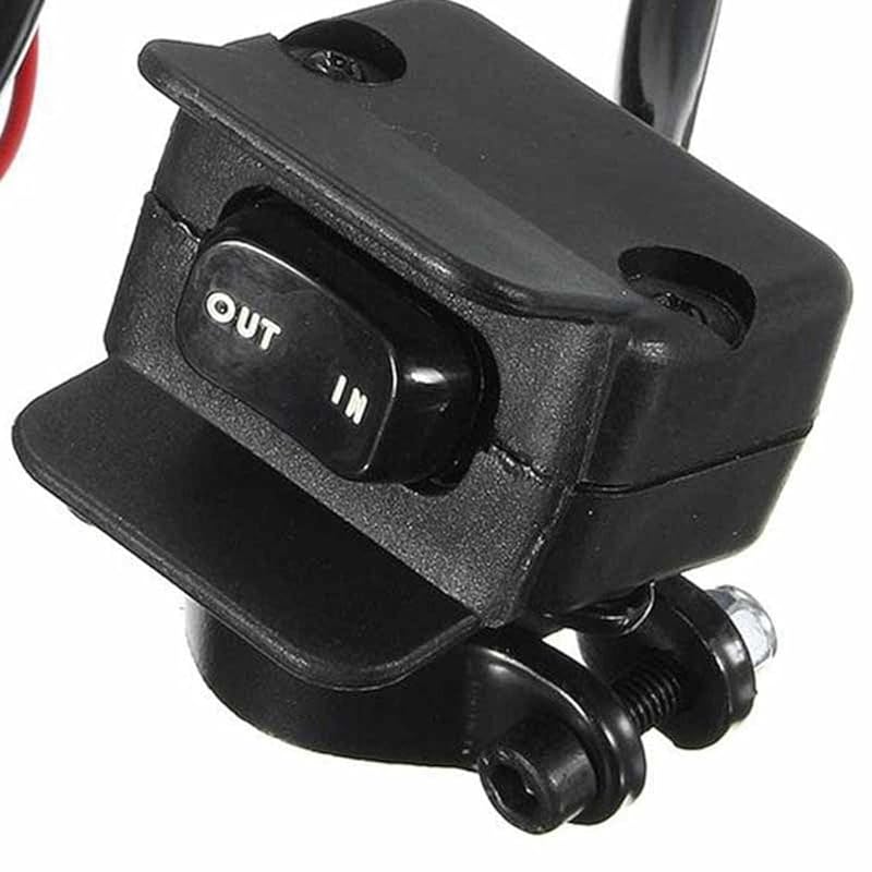 

ZHUOTOP Сверхмощная лебедка управления тросом на руле, кулисный переключатель, управление на руле Warn для квадроцикла/мотовездехода 1