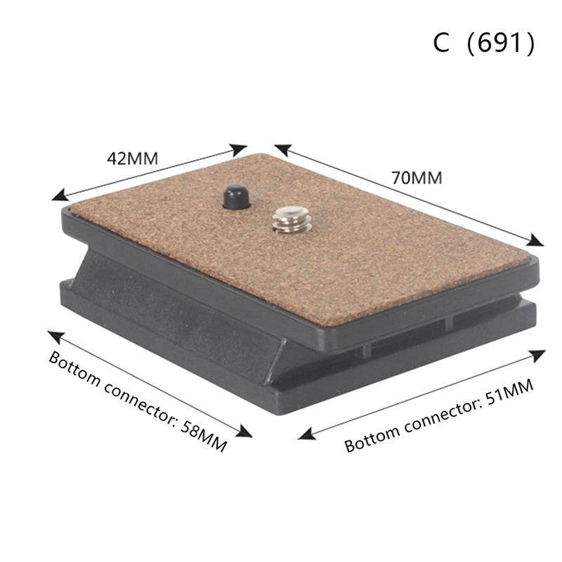 

Пластина для камеры Быстросъемная пластина Универсальная пластина для штатива Адаптер для крепления на монопод