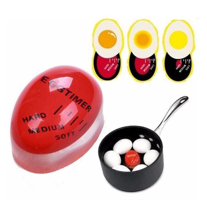 Egg Timer - Kitchen Accessories - Color Changing - Orange - Perfect Eggs