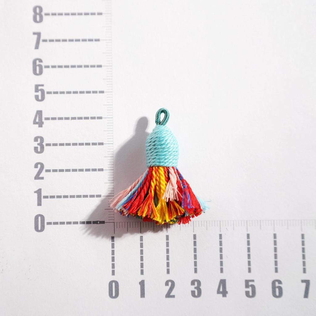 Handwoven Colorful Tassel Keychain & Phone Charm - DIY Jewelry Accessory