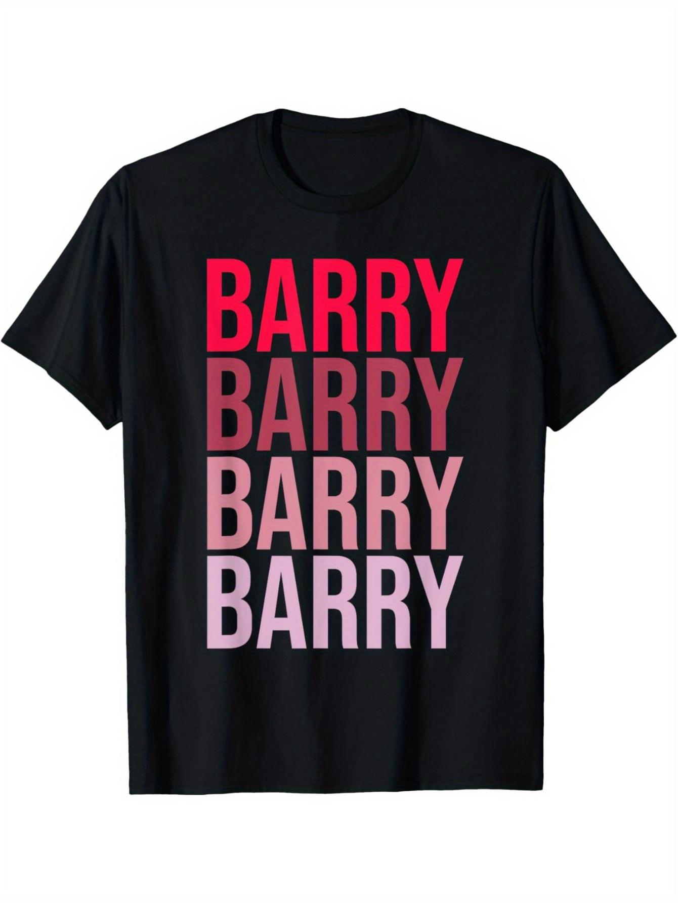 Graphic T-Shirt Featuring The Name Barry M