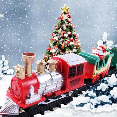 Elektrisches Eisenbahnwagen-Spielzeug für Kinder – Weihnachtsgeschenk