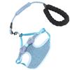 Postroj pro kočky AntiLost s vodítkem, popruh pro vestu Pet EscapeProof na venčení, modrý