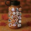 160pcsHalloween Stickers Laser Flash Festival Party Decoration Stickers Water Bottle Notebook Guitar Skateboard Luggage Stickers
