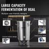304 Stainless Steel Kettle, 30L Beer Brew Fermentor, Brew Bucket Fermentor for Brewing, Home Brewing Supplies with Base, Kettle Stock Pot Includes