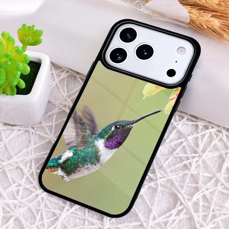 Hummingbird Phone Case for iPhone 17 Air 16 15 11 12 14 13 Pro Max Shockproof Cover