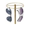 Black Gold Metal Sunglasses Display & Jewelry Rack