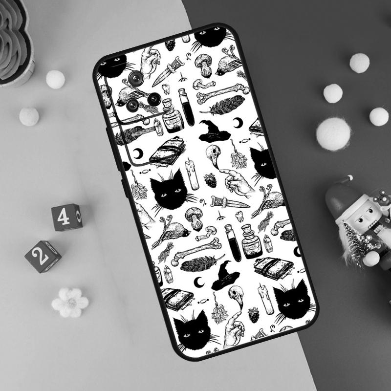 Witchcraft Witch Cat Funda For Xiaomi 17 Pro Max 15 14 Ultra 13T 14T 15T Pro POCO F7 F5 F6 X3 X5 X6 X7 Pro Case