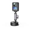 Aluminum Alloy Suction Cup Car Mount Black ABS Camera Car Mount Adjustable for Insta360 X3 X4 X5 GO Ultra ACE PRO 2 GO 3S