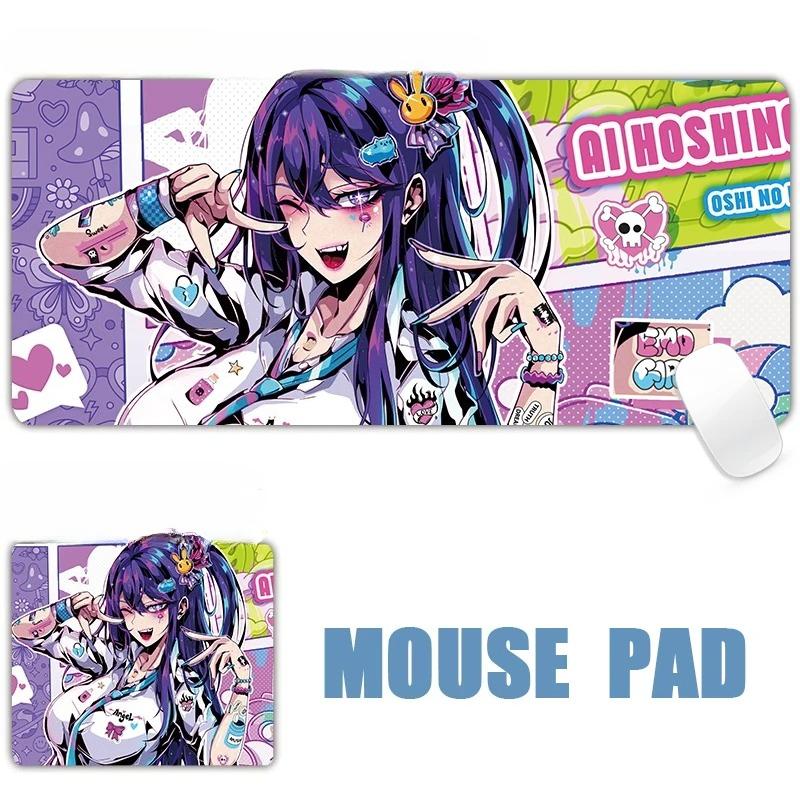 New Sexy Anime Girls Succubus Albedo Ahegao Leather Mouse Pad Table Mat Gaming XXL 90x45CM Mouse Pad Keyboard Carpet Desktop Mat