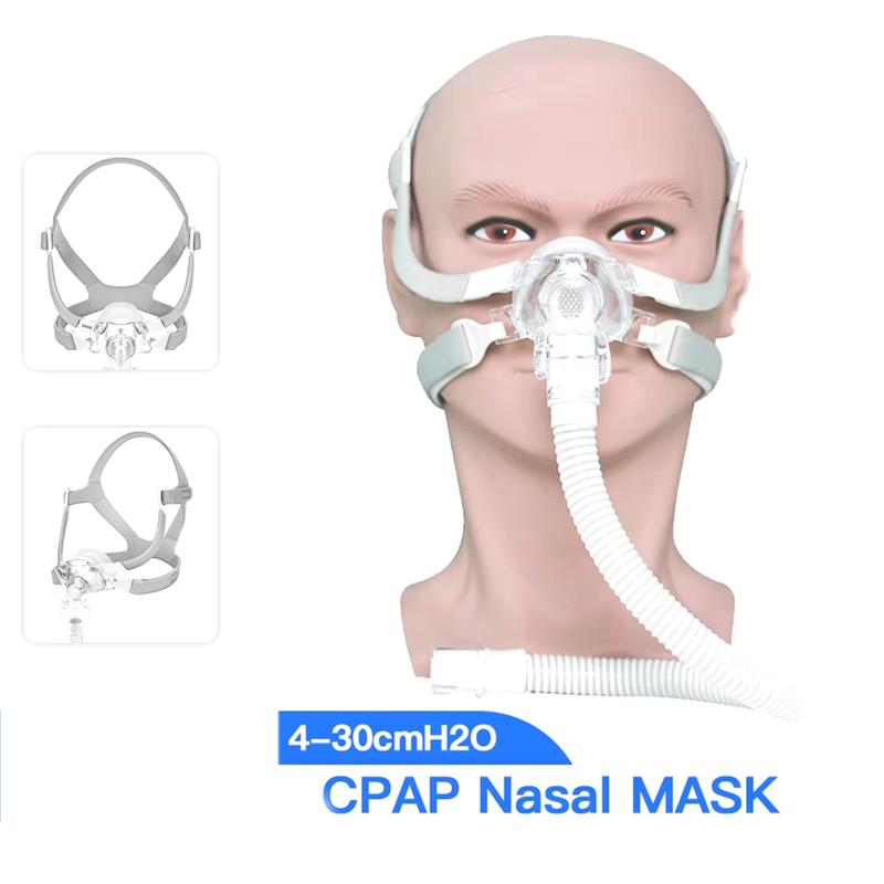 M-Moderna-Maschera CPAP YN-03 Cuscino Nasale Set Cinturino S M L Set Cuscini Per Apnea Notturna Russatori Sostituzione Maschera S