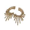 High-end Elegant Live Internet Celebrity Elegant Earrings Fashion Exaggerated Stylish Tassel Niche Earrings