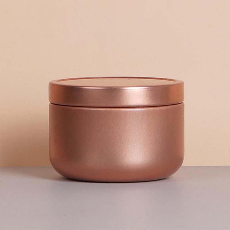 Tea Sealed Box Tea Packaging Jar Round Iron Tinplate Frosted Tea Container Vintage Tea Box Jewelry Candy Small Storage Can