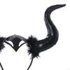 Devil Horns Headband for Women And Girls, Halloween Hair Hoop Costume Events