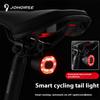 COB Smart Bicycle Rear Light Type-C Charging Auto Brake Sensing Light 4 Modes Cycling Warning Flashlight MTB Road Bike Parts