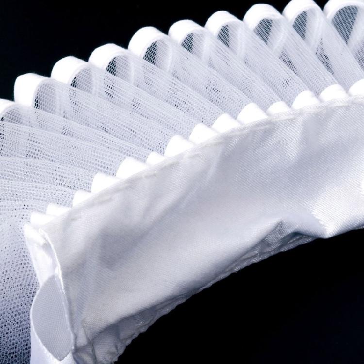 Clown Cosplay Choker Viktorianische Renaissance Rüschen Weißes Netz Falscher Kragen Abnehmbare Halskrause für Kinder Mädchen Halsbekleidung