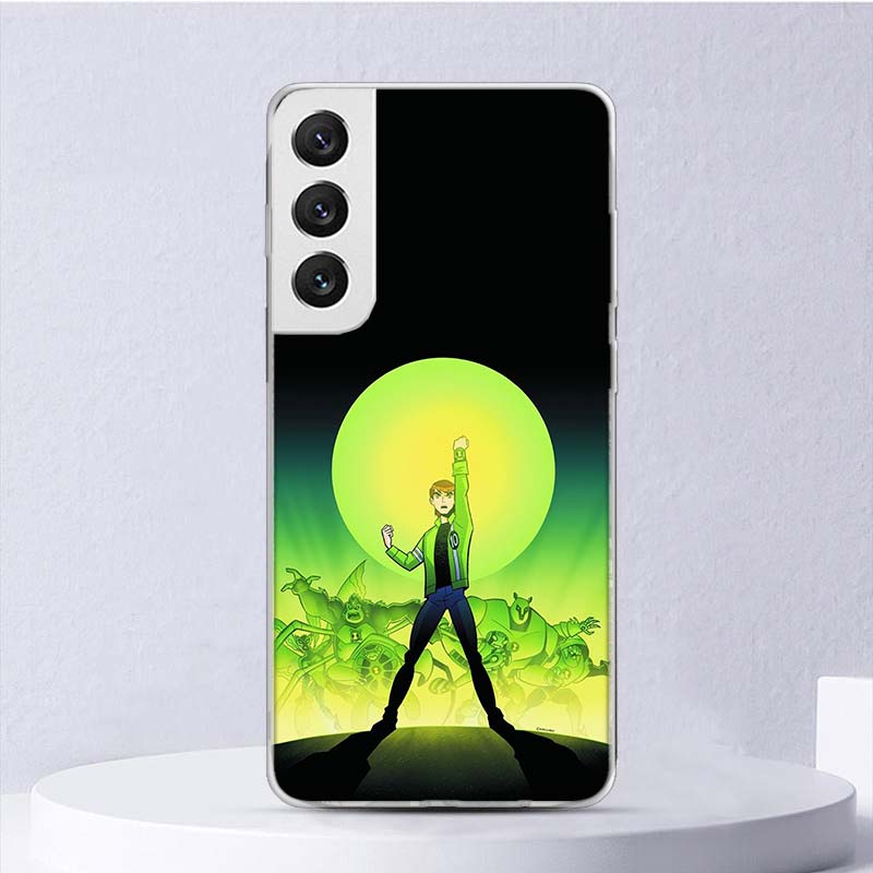 Cartoon Ben 10 Soft Case For Samsung Galaxy S25 S24 S23 S22 Ultra Phone Cover S21 S20 FE S10 Plus S10E S25U Funda Coque
