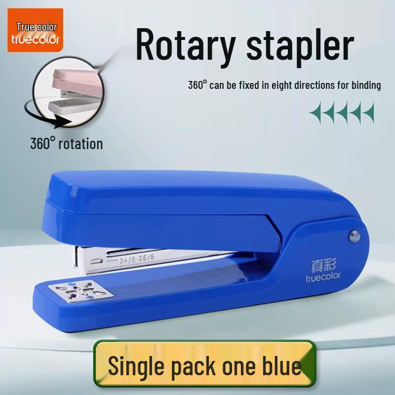 Obrotowy Duży Stapler: Wielofunkcyjny dla studentów i do domowego biura.