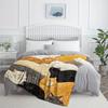 Coperta trapuntata con gatti addormentati, coperta in flanella, regalo accogliente per amanti dei gatti, decorazione per la casa, morbida e calda, biancheria da letto a tema animali domestici