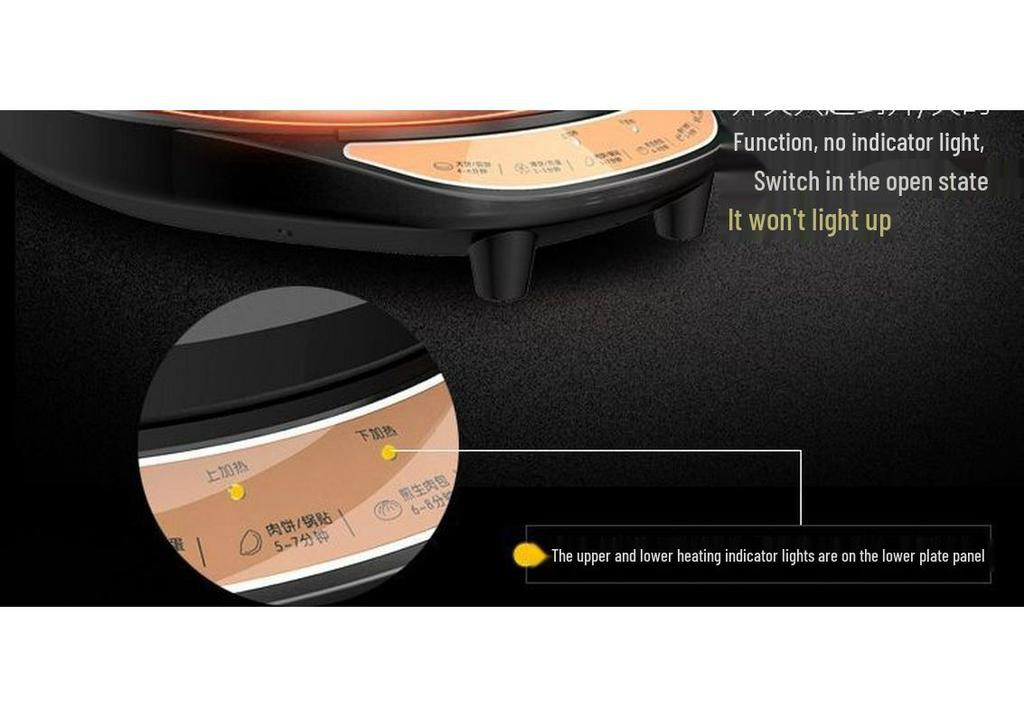 Large Dual-Sided Electric Griddle & Crepe Maker for Home Use