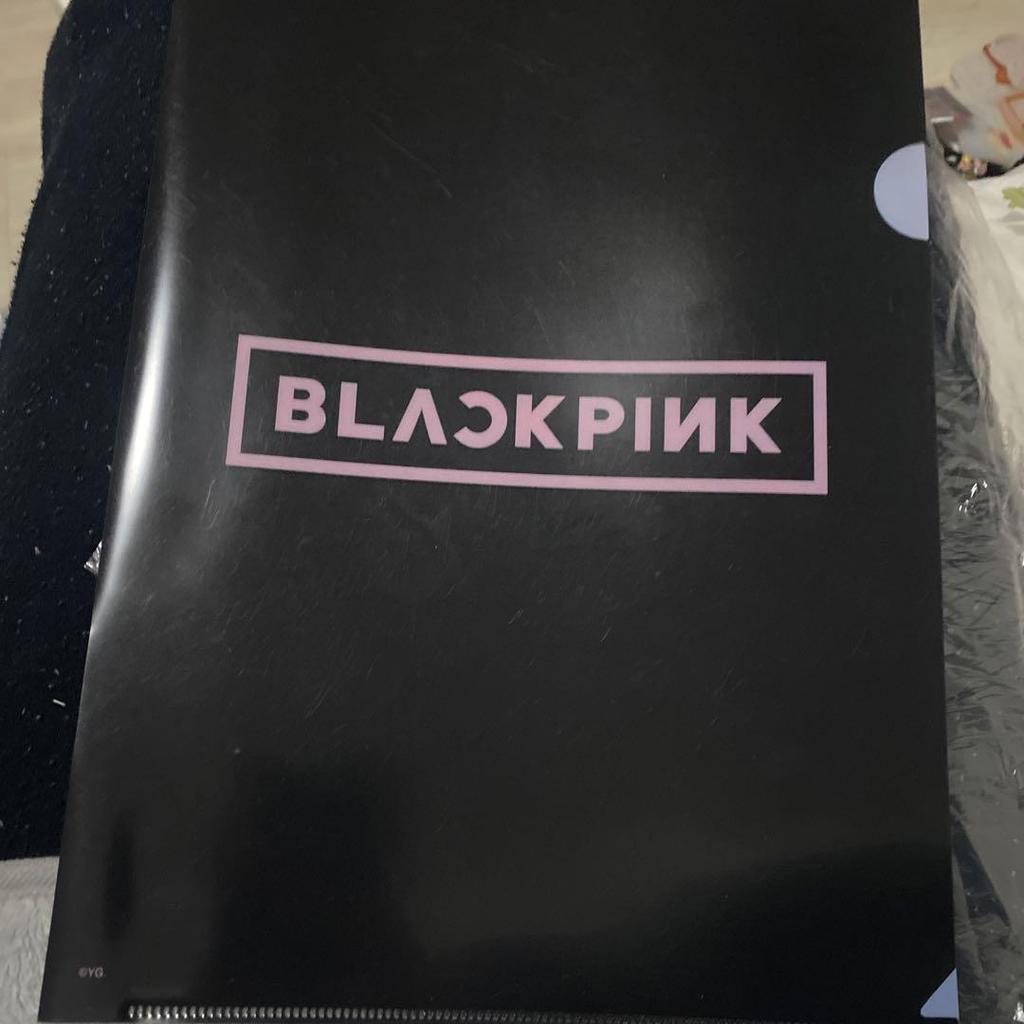 [USED] BLACKPINK JISOO autographed clear file
