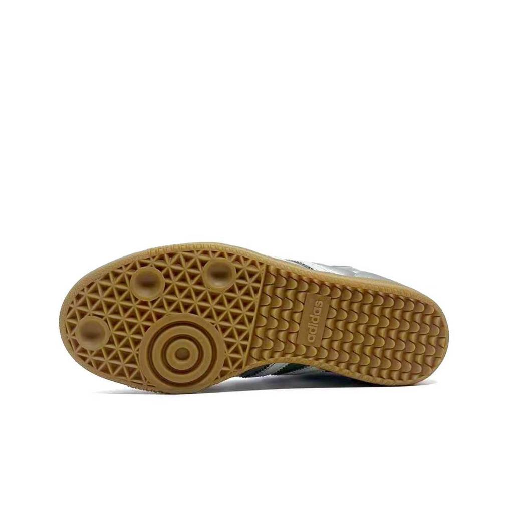 Adidas Originals Samba LT Leather Low top Skateboard Shoes Unisex Silver White IG4279(Team768-)