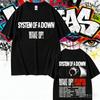 2025 Summer Rock Band System of A Down Wake Up South America Stadium Tour Alternative Metal Merch Tshirt Men Oversized T Shirts