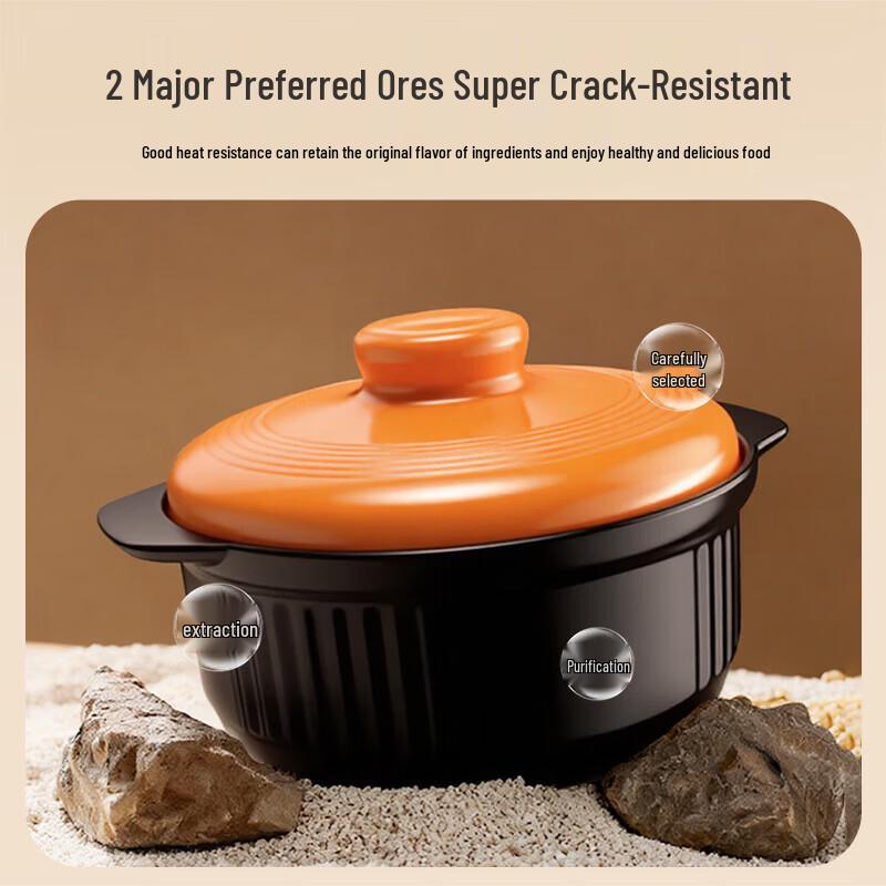 Durable Ceramic Casserole Pot