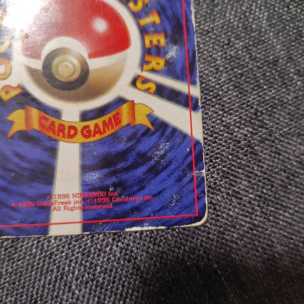 Used Pokemon Card Pikachu Old Back Toyota Auto Campaign