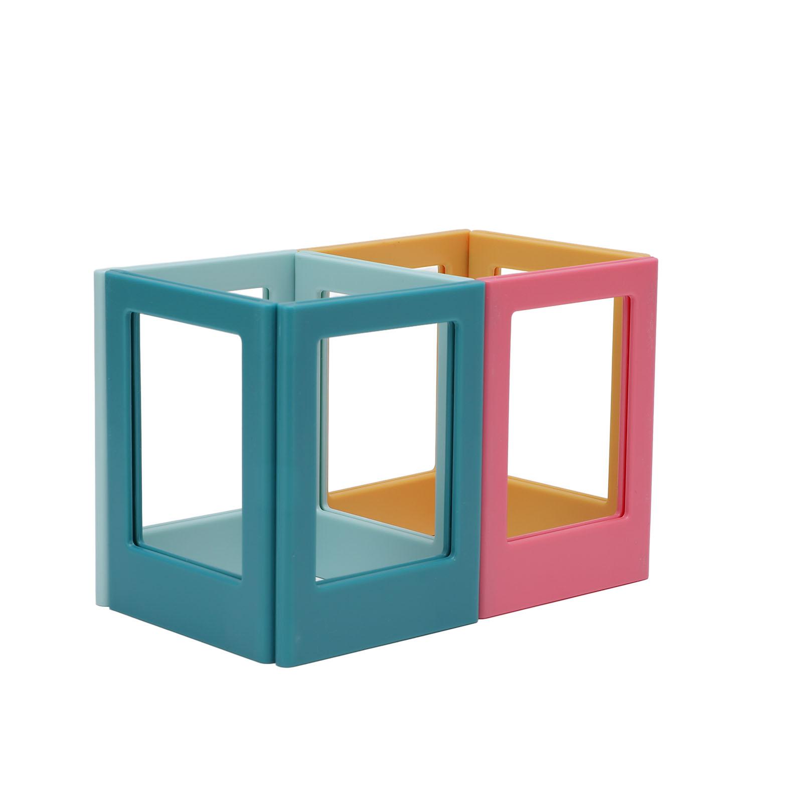 

20 шт. Магнитная фоторамка 3 дюйма ABS DIY Магнитная фоторамка для мгновенных фотографий для холодильника дома разноцветный