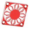 2 Pcs Aluminum Alloy Cooling Fan Cover 30x30mm Engine Cooling Fan Cover  Cooling Projects