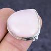 Pink Opal Gemstone 925 Sterling Silver Jewelry Ring Size 7.5