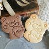 Plastic Cookie Moulds Biscuit Moulds Bear Shape Perfect Gifts for Valentine Day
