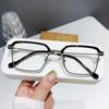 Presbyopia Glasses Middle-Aged And Elderly Anti-Blue Light Half-Frame Reading Glasses Age-Reducing Frame Tide Design Inspiration Anti-Blue Light