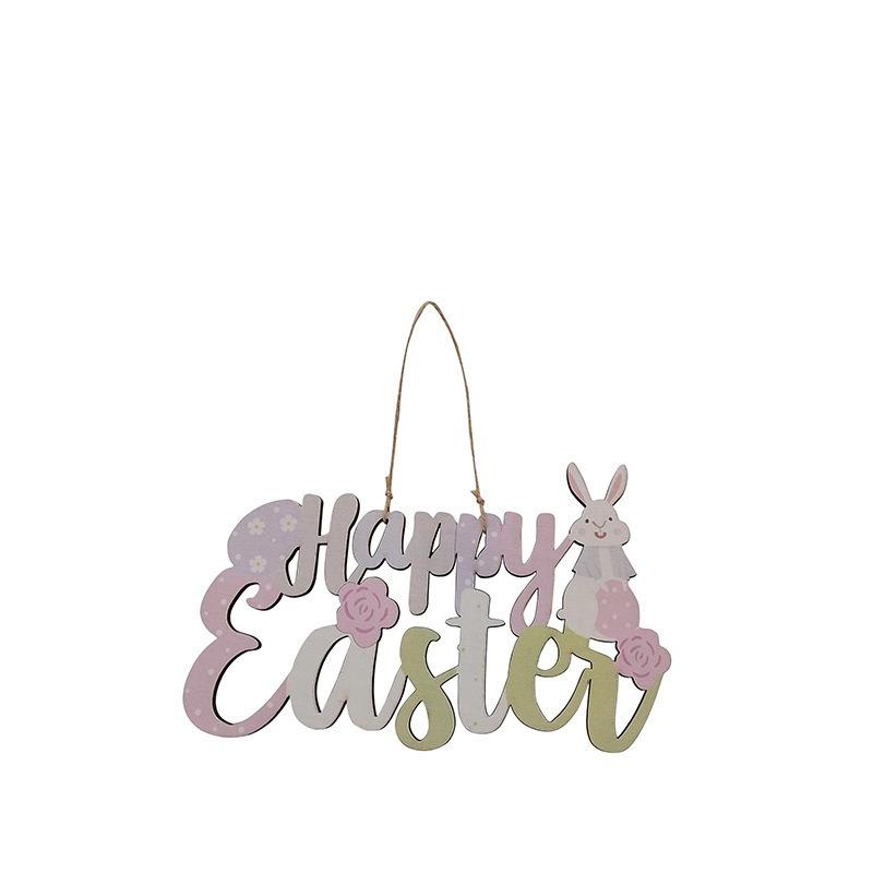 

Easter Wooden Crafts, Letter Rabbit Decorations, Happy Easter Party Signs