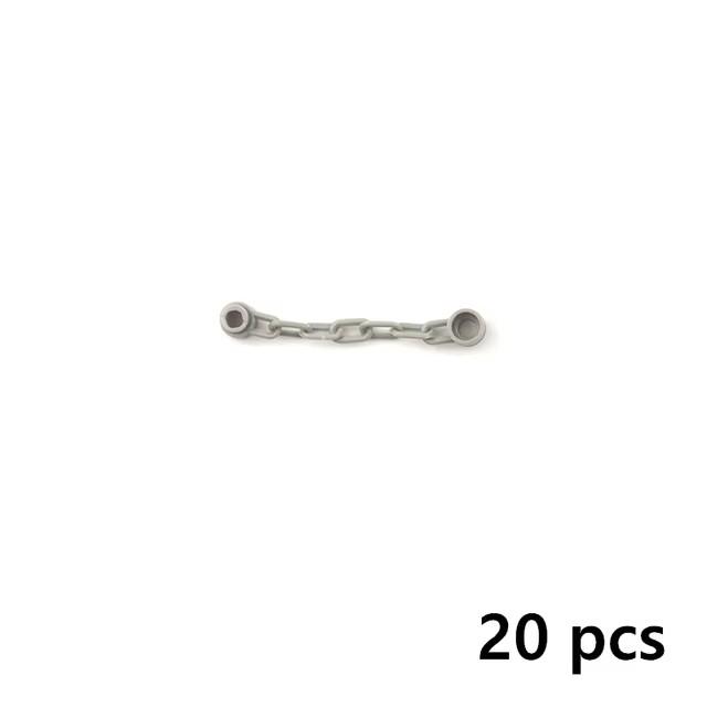 

20Pcs MOC High-Tech Chain Links Bricks 63141 String featuring End Studs Construction Blocks Kid Playthings Works With x127c41 x127c11 x127c31