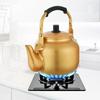 Gold Water Kettle Stovetop Tea Pot Ergonomic Handle Coffee Pot Multifunction Tea Kettle Gas Stove Kettle for Hiking Kitchen