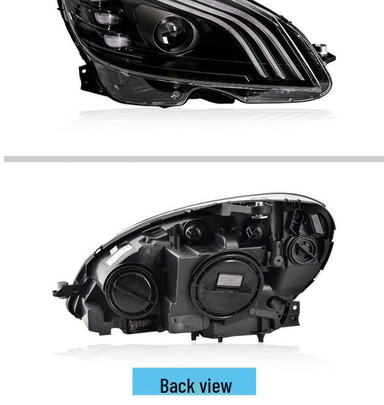 Compatible LED Bi-Xenon Projector Headlights for 07-14 Mercedes-Benz W204 C-Class C180/C200