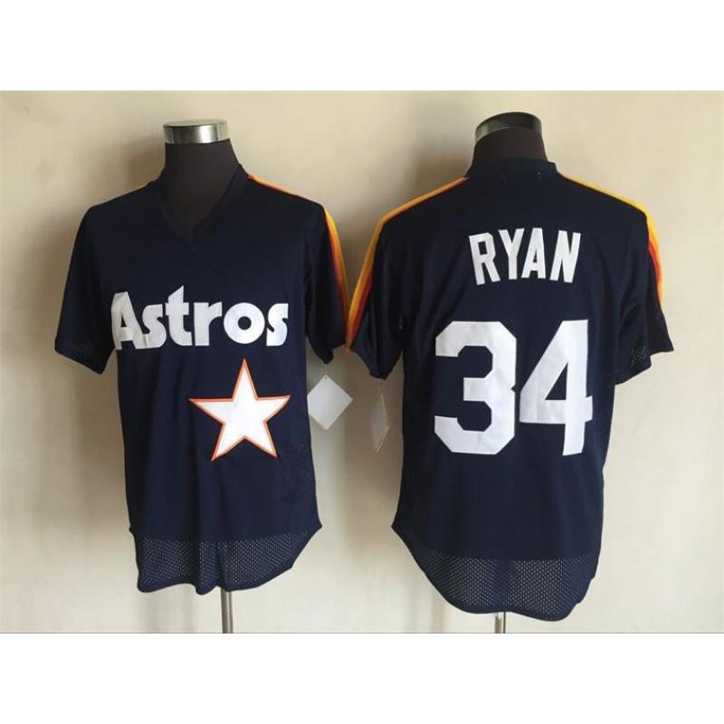 Vintage Houston Astros Baseball Jersey Embroidered Unisex Sport Shirt Lightweight Cotton Tee