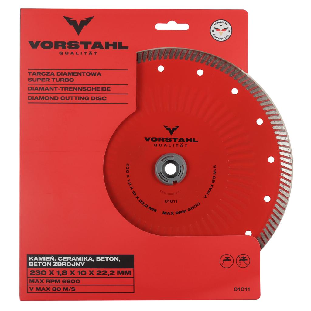 DIAMOND BLADE FOR CUTTING CERAMIC TILES 230mm Vorstahl